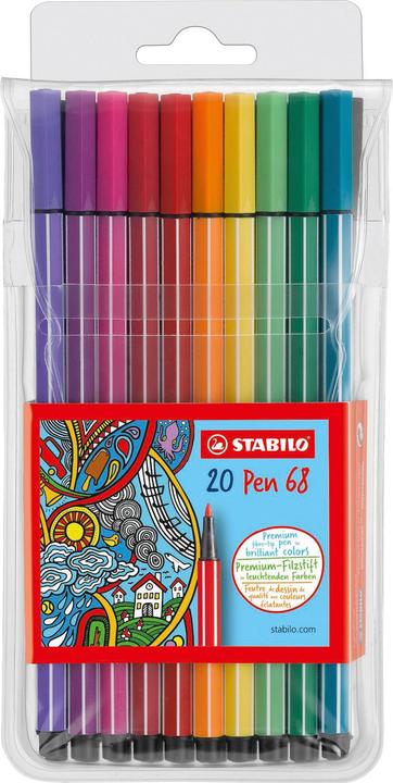 Produktbild STABILO Pen 68 Premium-Filzstift (20x)