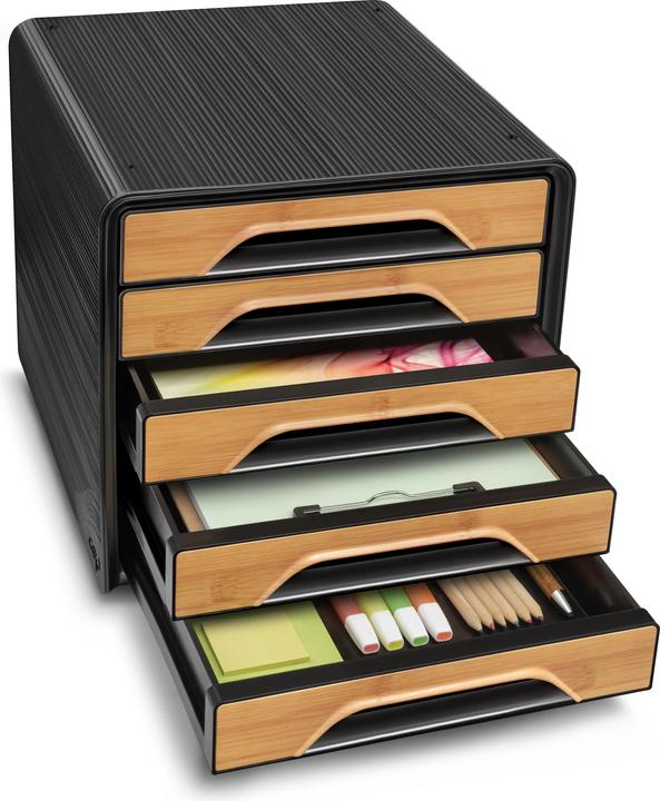 Productafbeelding Cep Ladebox Smoove Silva 7-111 5 laden zwart/bamboe (A4)