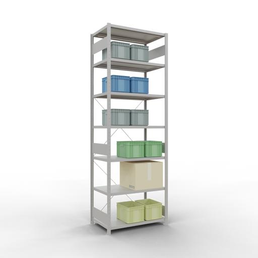 Actual product image Schulte Lagertechnik MULTIplus250 basic racking system with cross braces