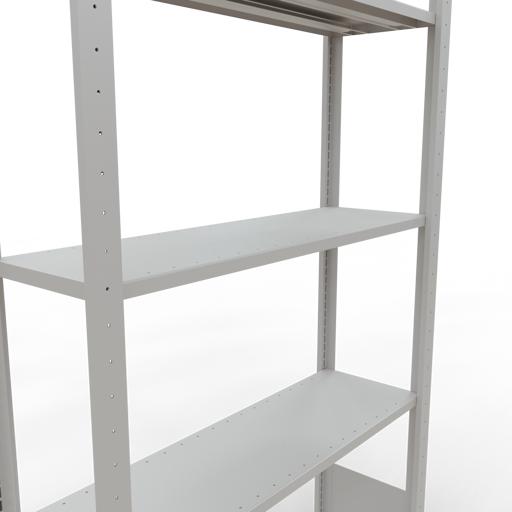 Actual product image Schulte Lagertechnik MULTIplus85 basic racking system with length ledgers