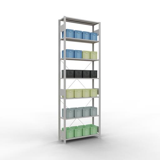 Actual product image Schulte Lagertechnik MULTIplus85 basic racking system with cross braces