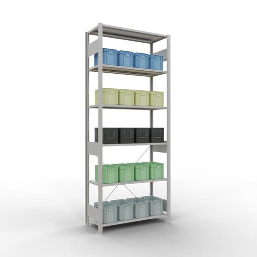 Actual product image Schulte Lagertechnik MULTIplus85 basic racking system with cross braces