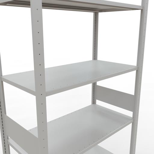 Actual product image Schulte Lagertechnik MULTIplus85 basic racking system with length ledgers