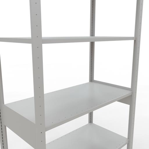 Actual product image Schulte Lagertechnik MULTIplus85 basic racking system with length ledgers