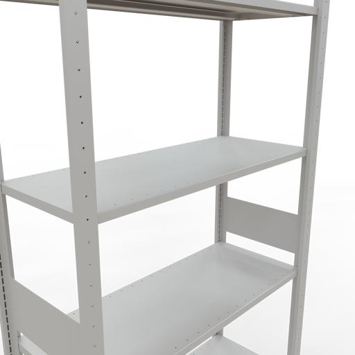 Actual product image Schulte Lagertechnik MULTIplus85 basic racking system with length ledgers