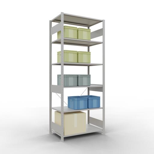 Actual product image Schulte Lagertechnik MULTIplus85 basic racking system with cross braces