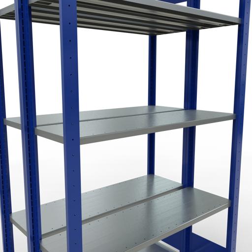 Actual product image Schulte Lagertechnik Double basic shelf MULTIplus150