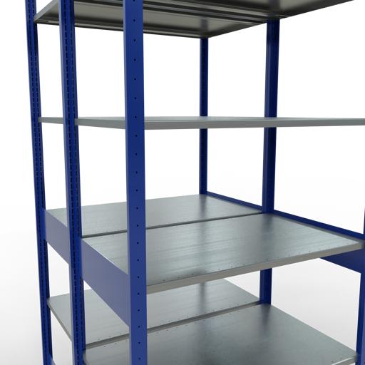 Actual product image Schulte Lagertechnik Double basic shelf MULTIplus150
