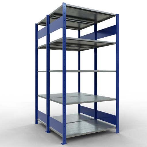 Actual product image Schulte Lagertechnik Double basic shelf MULTIplus150