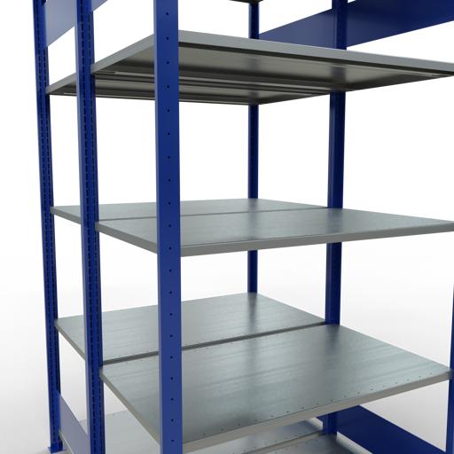 Actual product image Schulte Lagertechnik Double basic shelf MULTIplus150