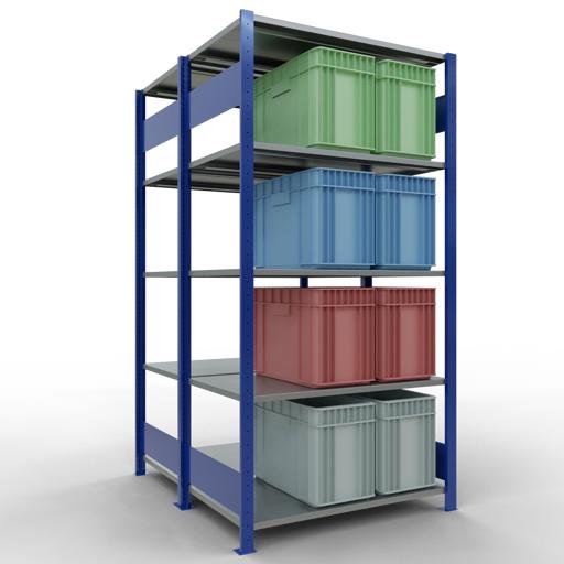 Actual product image Schulte Lagertechnik Double basic shelf MULTIplus150