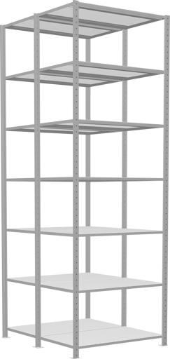 Actual product image Schulte Lagertechnik Double basic shelf MULTIplus150
