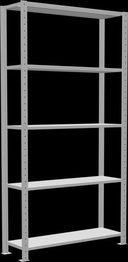 Stecksystem Grundregal MULTIplus330 mit Kreuzstrebe