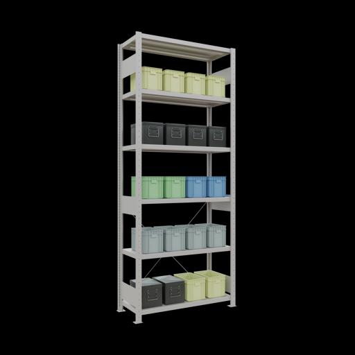 Image du produit Schulte Lagertechnik Système enfichable Élément départ MULTIplus330 avec entretoise croisée