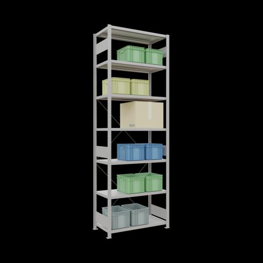 Immagine prodotto Schulte Lagertechnik MULTIplus330 sistema di scaffalatura di base senza viti con traversa