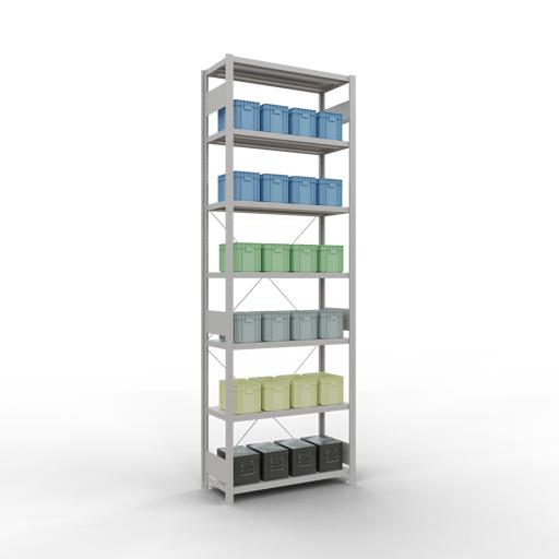 Actual product image Schulte Lagertechnik MULTIplus330 basic racking system with cross brace