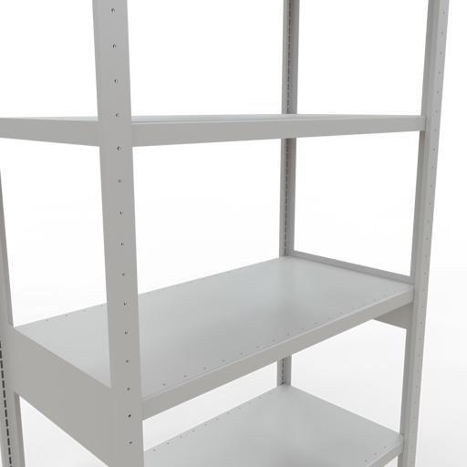 Produktbild Schulte Lagertechnik Stecksystem Grundregal MULTIplus330 mit Längenriegel