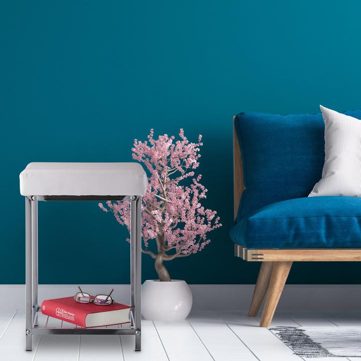 Immagine prodotto Relaxdays Sgabello, Seduta Quadrata Imbottita