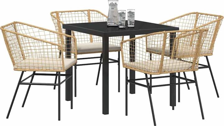 Produktbild vidaXL Garten Essgruppe (80 x 80 x 73 cm)