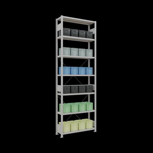 Image du produit Schulte Lagertechnik Système enfichable Élément départ MULTIplus330 avec entretoise croisée