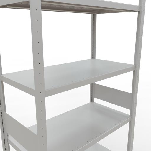 Actual product image Schulte Lagertechnik MULTIplus330 basic racking system with length ledgers
