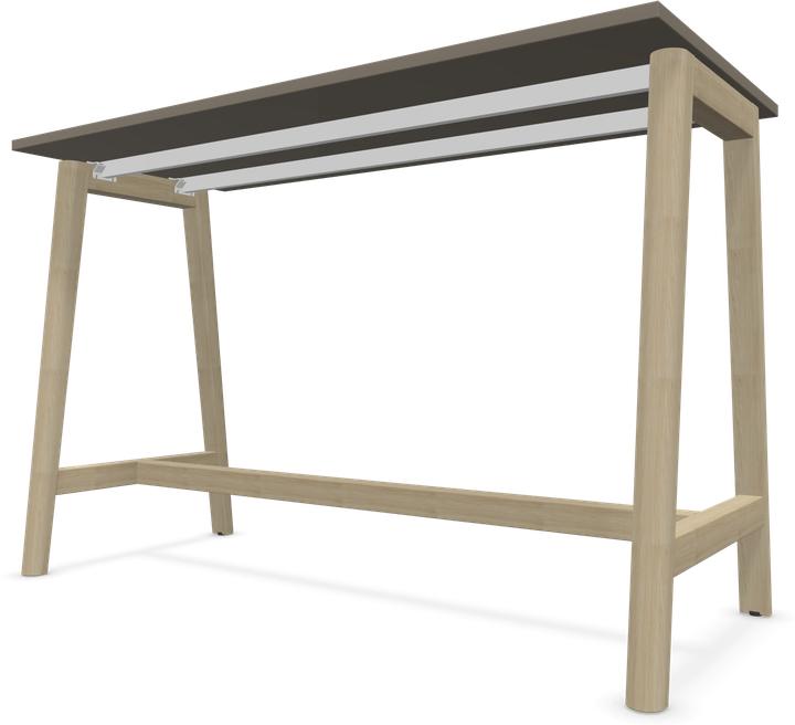 Actual product image Narbutas Nova Wood high table (160 x 70 x 105 cm)