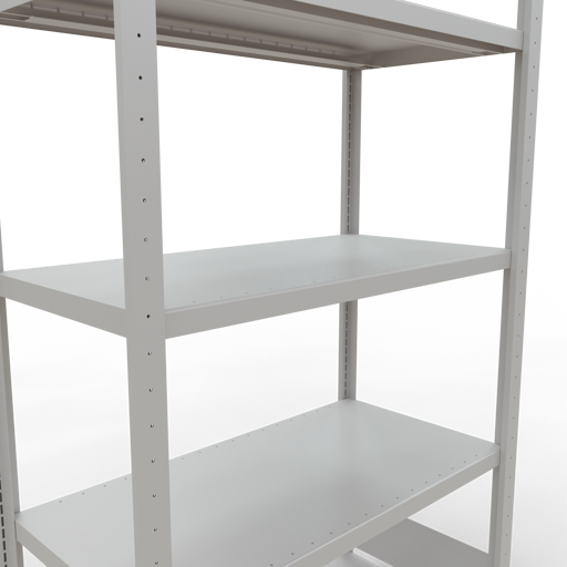 Image du produit Schulte Lagertechnik Système d'étagères de base MULTIplus330 sans boulons avec longerons.