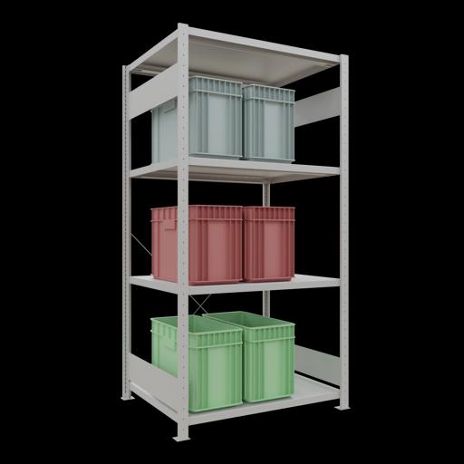Actual product image Schulte Lagertechnik MULTIplus330 basic racking system with cross brace