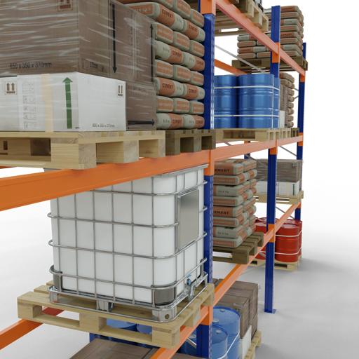 Actual product image Schulte Lagertechnik Pallet rack 3 bays á 2700 mm