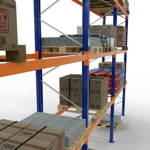 Actual product image Schulte Lagertechnik Pallet rack 3 bays á 2700 mm