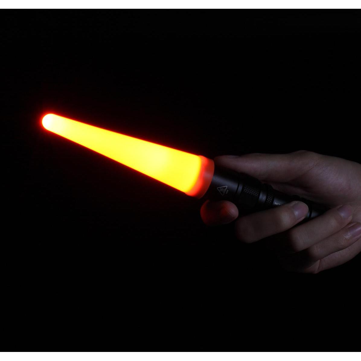 Thumbnail - Nitecore, Taschenlampe Zubehör, Warnaufsatz rot - 34 mm