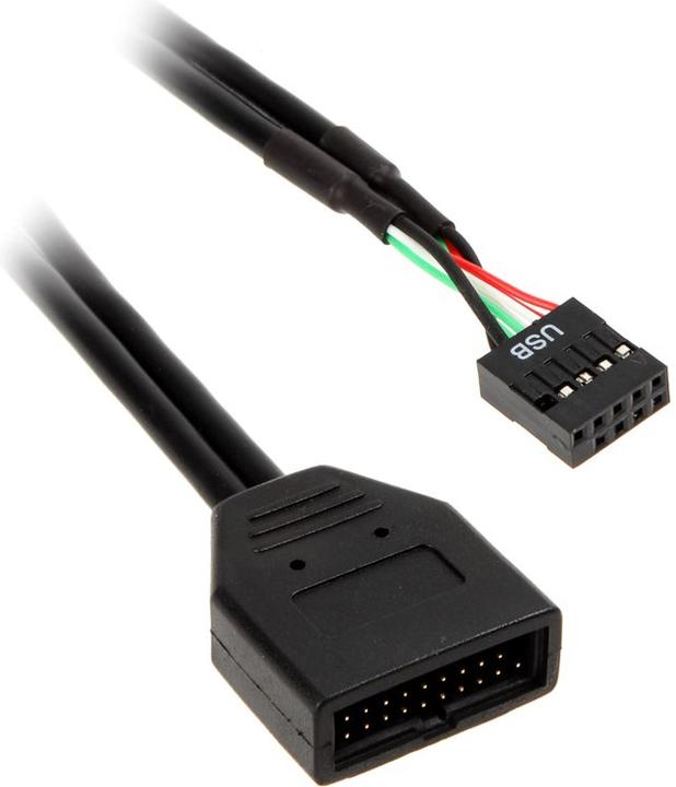 Produktbild Silverstone Adapter USB 3.0 zu USB 2.0 (0.10 m, USB 2.0)