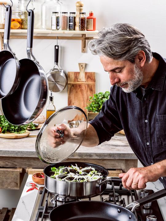 Actual product image KitchenAid Classic Stainless Steel (CC005704-001) (Frying pan, Stainless steel)