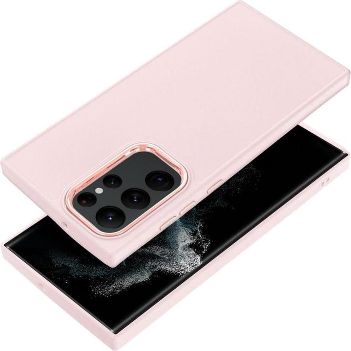 Produktbild OEM Back panel cover FRAME Case for SAMSUNG S22 Ultra powder pink (Samsung Galaxy S22 Ultra)