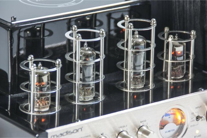 Actual product image Madison buizenversterker 2 x 25W RMS Bluetooth USB Line (Tube amplifier)