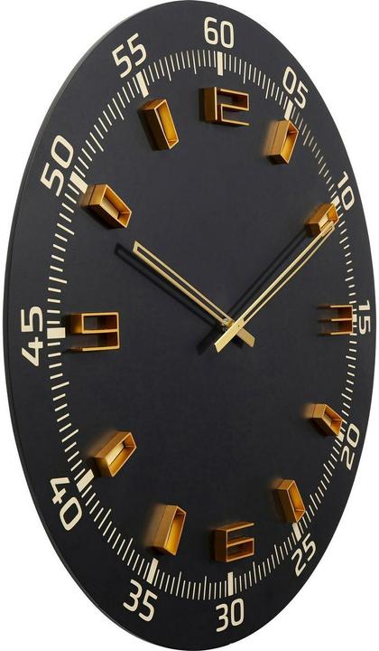 Actual product image Kare Design Wanduhr Milk Bar Schwarz Ø60cm (60 cm)