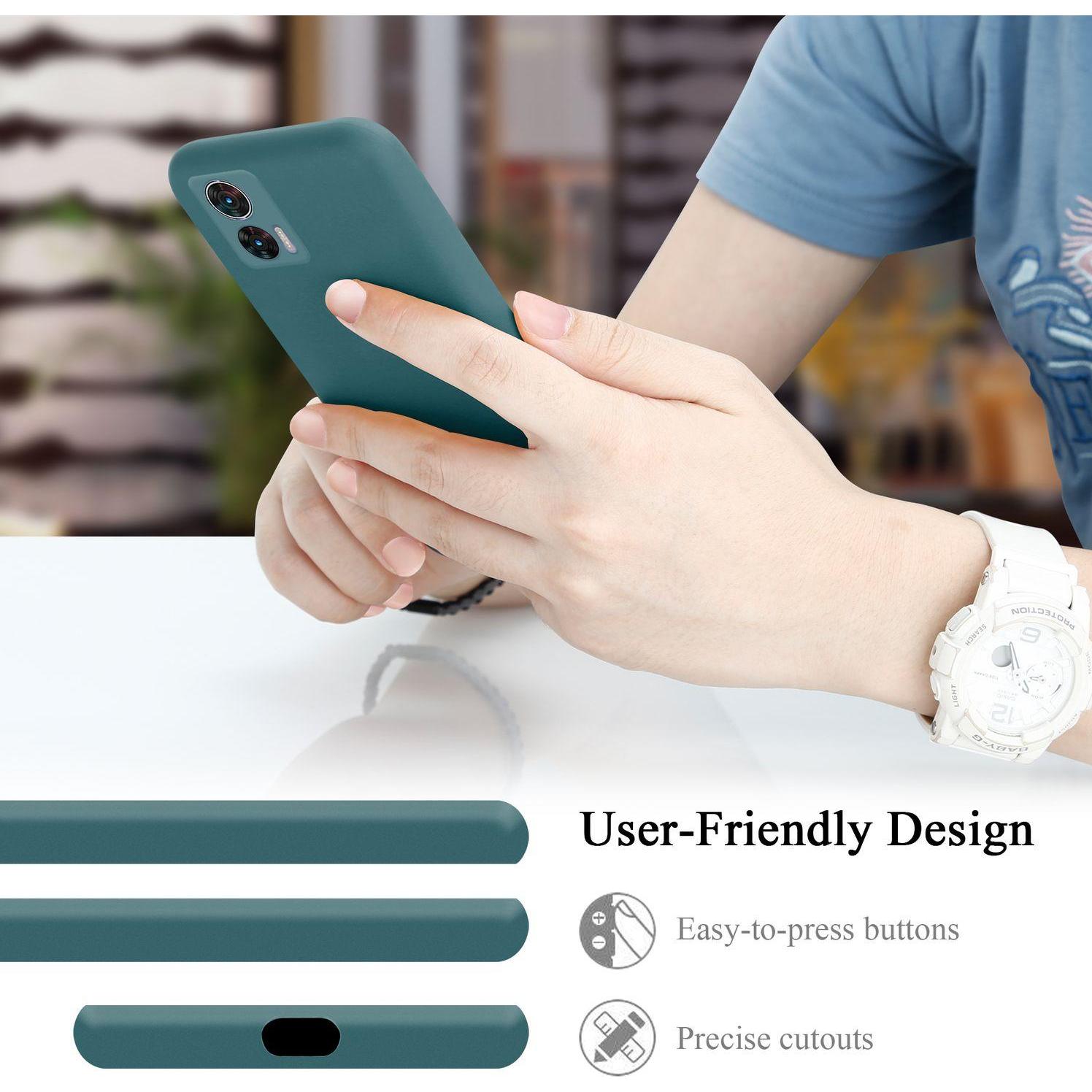 Thumbnail - Cadorabo TPU Hülle für Motorola EDGE 30 NEO Liquid (Motorola Edge 30 Neo), Smartphone Hülle, Grün