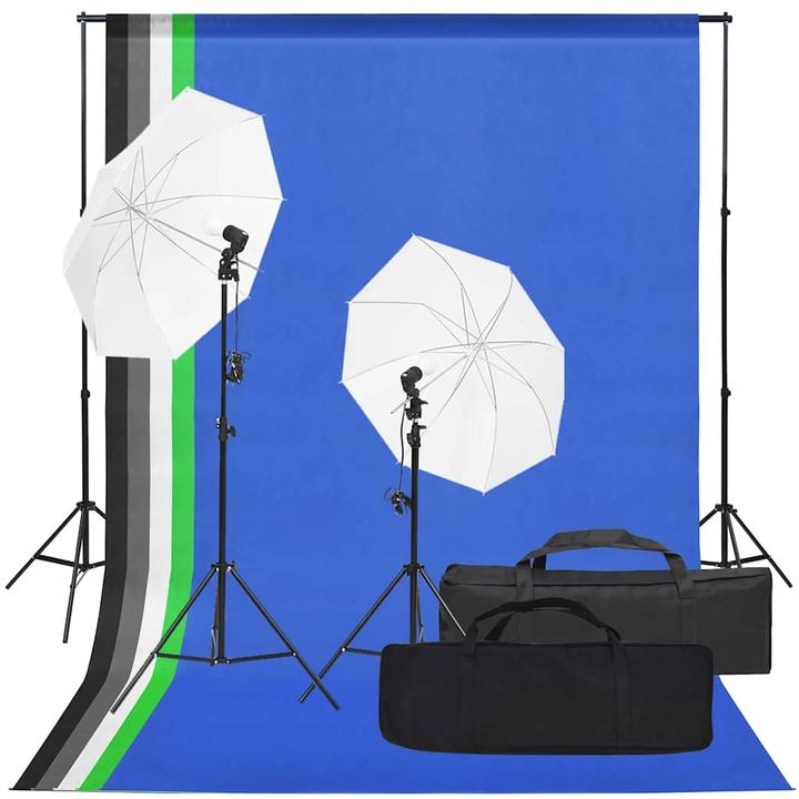 Image du produit vidaXL Fotostudio-Kit (160 cm, 210 cm)