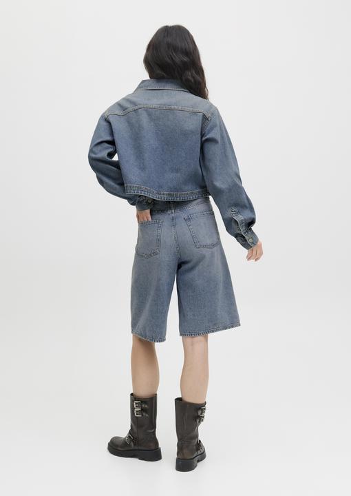 Image du produit JJXX Normal geschnitten Hemdkragen Tief angesetzte Schulter Jeanshemd Jeanshemd (XS)