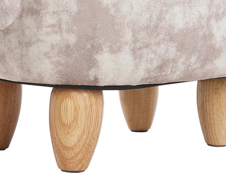 Produktbild Beliani Bilian Pufa Bestie mit Schleier, beige DOGIS.