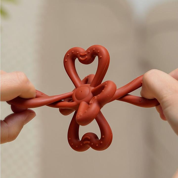 Actual product image Haakaa Silicone Clover Teether - Copper