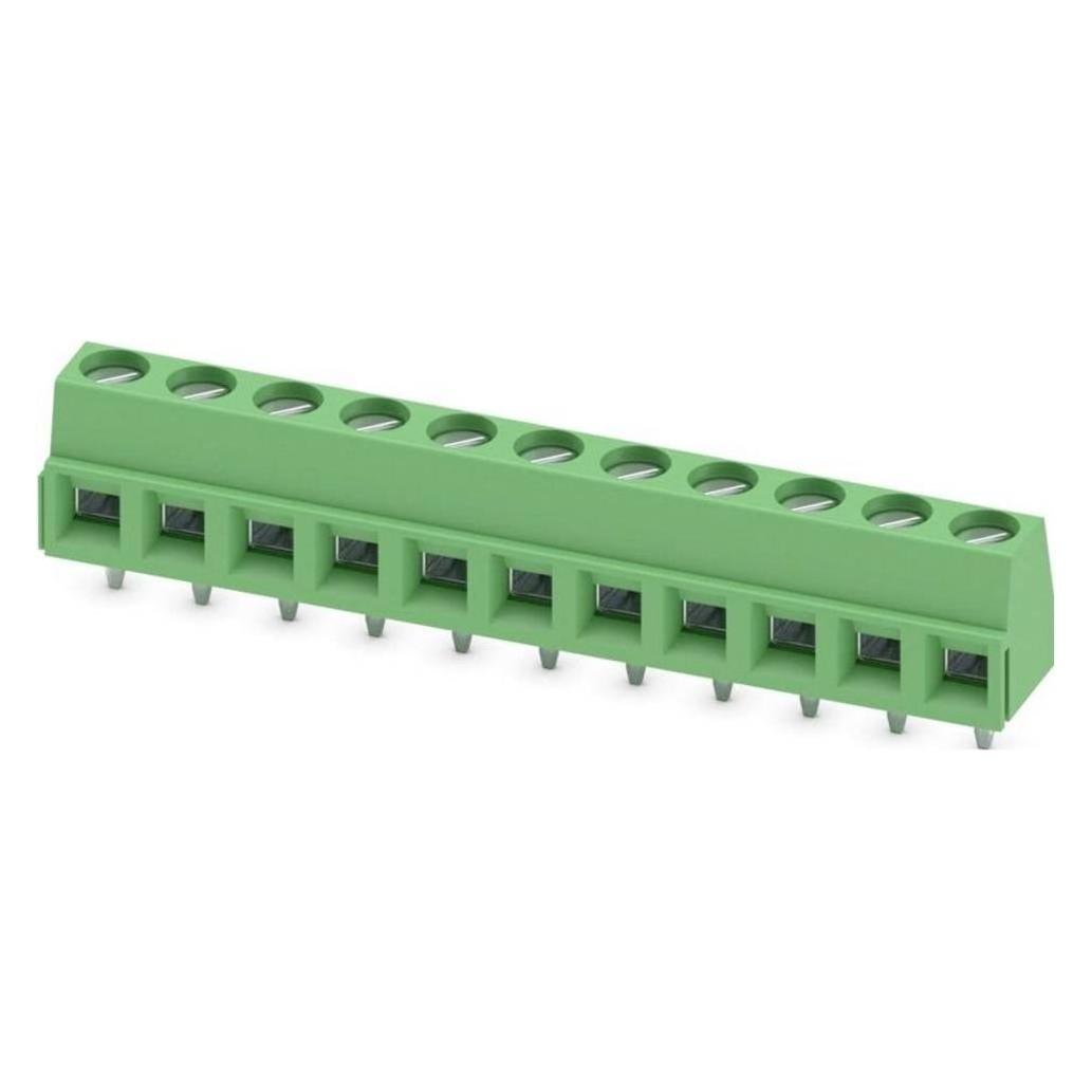 Phoenix Contact PHOE Leiterplatten-Anschlussklemme, Elektronikkabel + Stecker, Grün