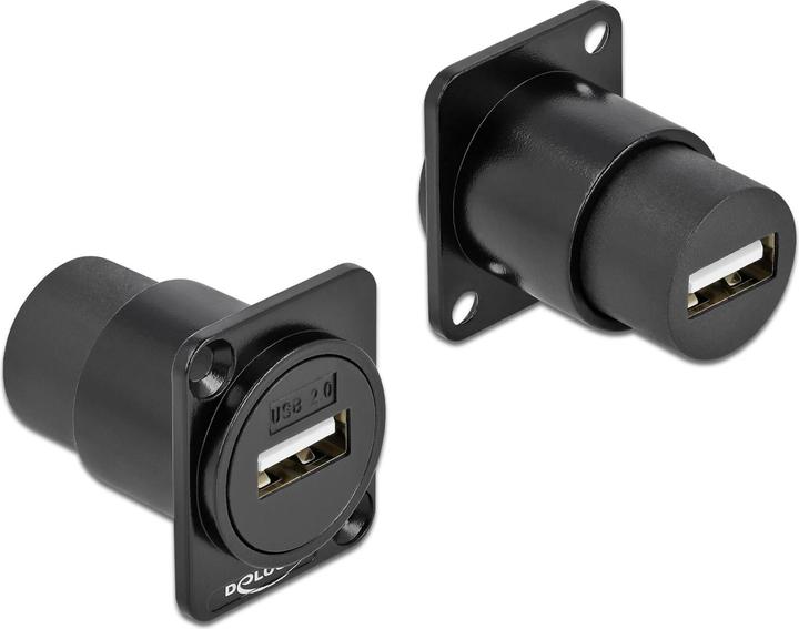 Produktbild Delock D-Typ Modul USB 2.0 Typ-A Buchse zu Buchse (USB-A, 3.26 cm)
