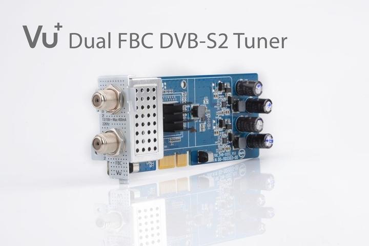Produktbild Vu+ DVB-S2 /S2X FBC Twin Tuner Duo (8 GB, 2x DVB-S2X, CI+-Schacht)