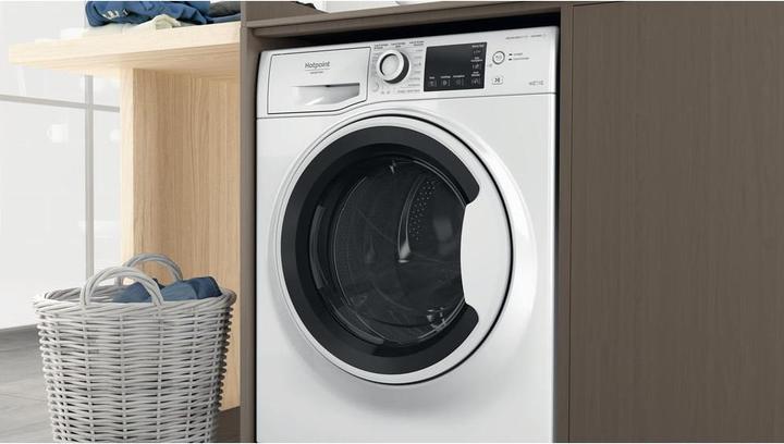 Produktbild Hotpoint Active NDB 10736 WA DE Waschtrockner Freistehend Frontlader Weiss D