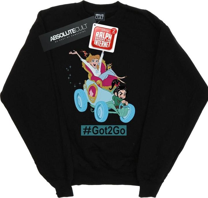 Produktbild Disney Wreck It Ralph Cinderella And Vanellope Sweatshirt Mädchen (128)