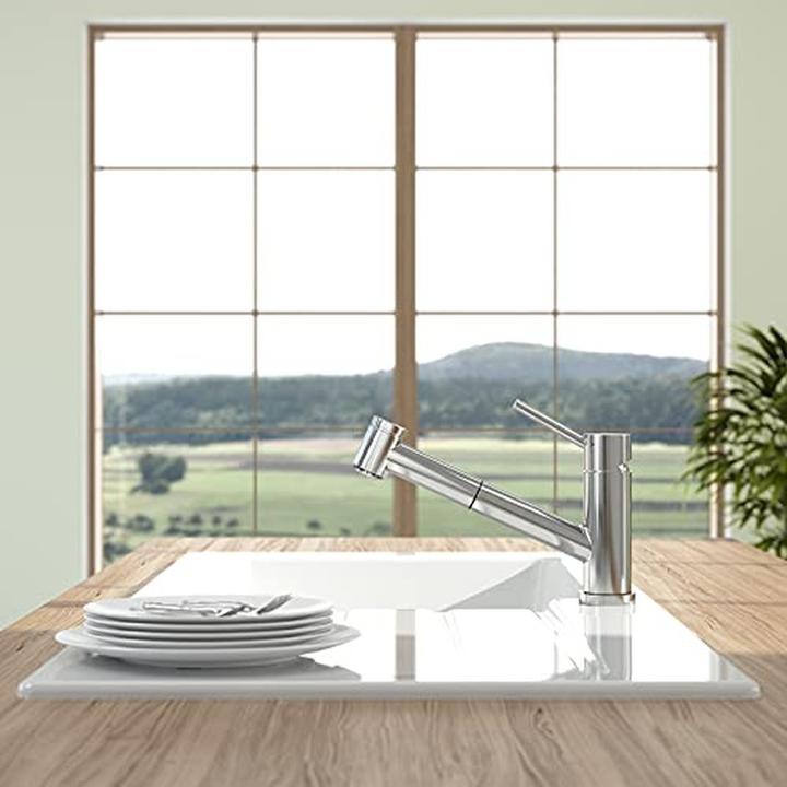 Actual product image Villeroy & Boch V&B EH sink mixer COMO SWITCH stainless steel chrome look