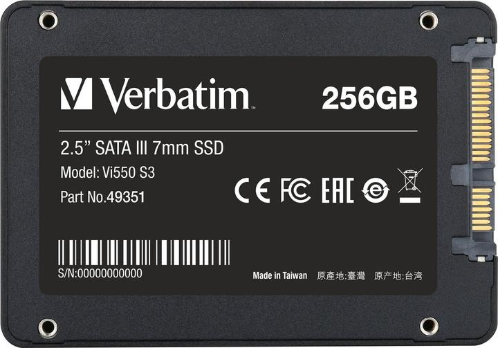 Produktbild Verbatim Vi550 S3 (256 GB, 2.5")