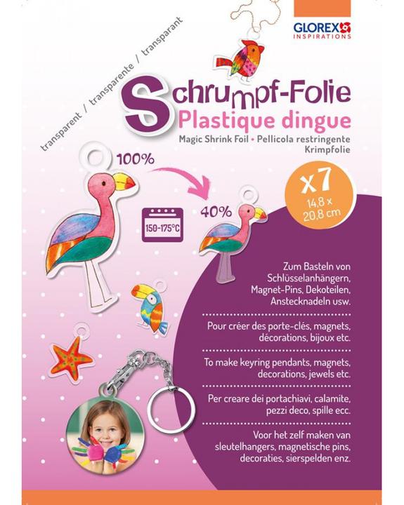 Image du produit Glorex Plastique dingue A5 7 feuilles blanc (7 x)