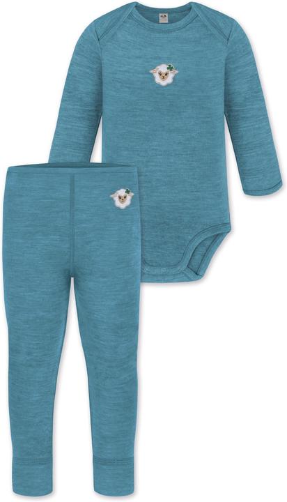 Produktbild Normani Merino Body Langarm und Baby Merino Hose - 9581 (56)